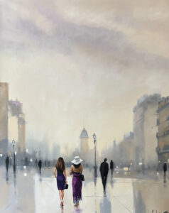 Spending Time Together, 48" X 60"